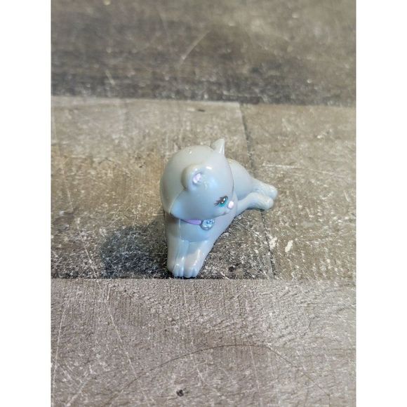 Gray pet cat tabby doll accessory toy figure - Picture 2 of 5